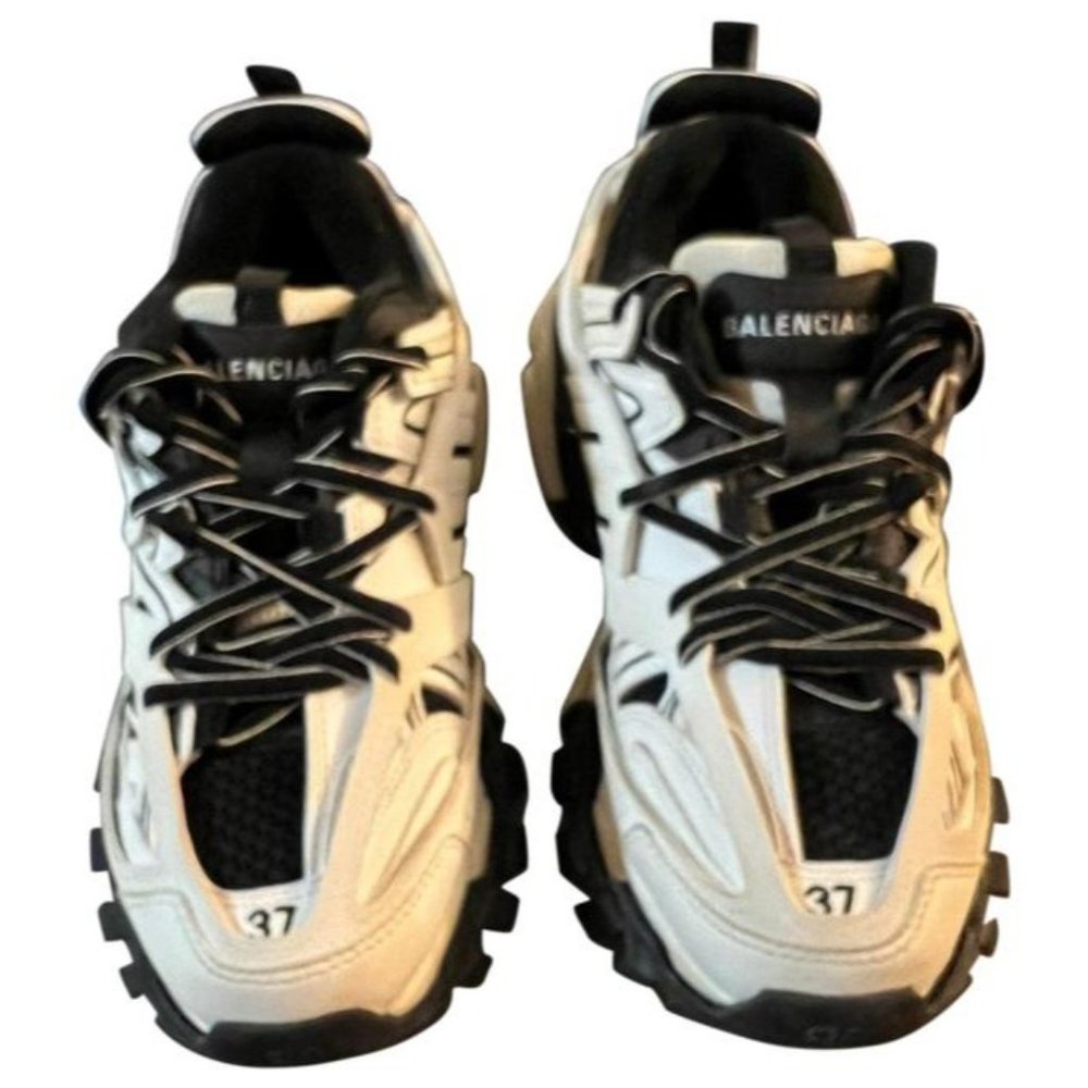 Balenciaga White Track Sneakers Size Us